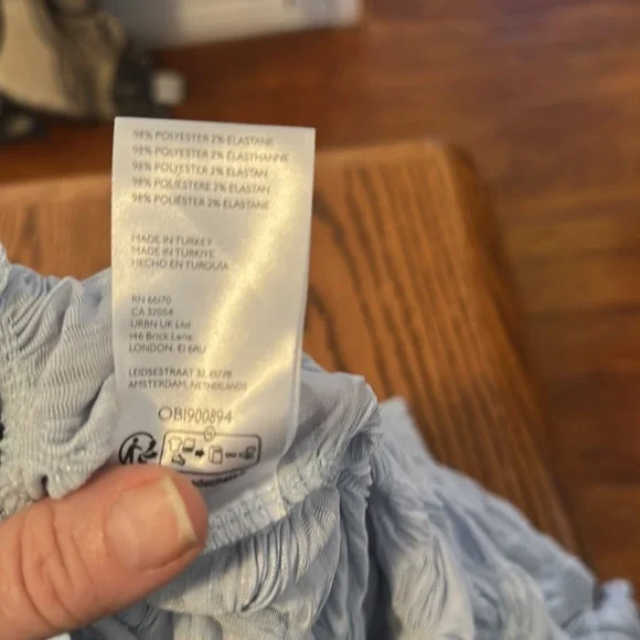 Maeve Anthropoplgy Blue Top - Picture 6 of 6